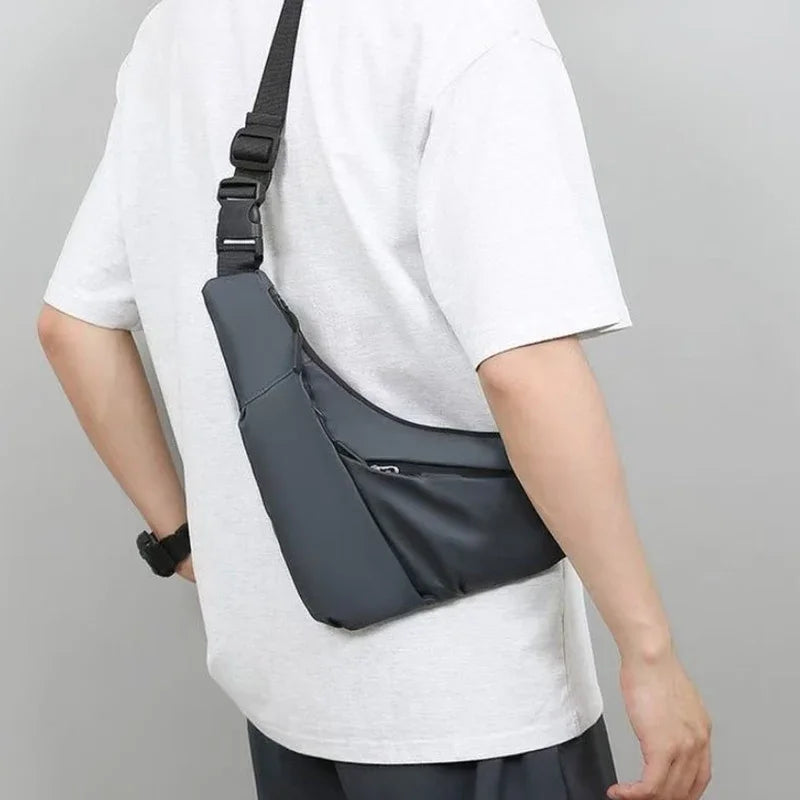 Men's Triangle Sling Bag – Large Capacity Crossbody Chest Pack Crossbody Sling Bag P3