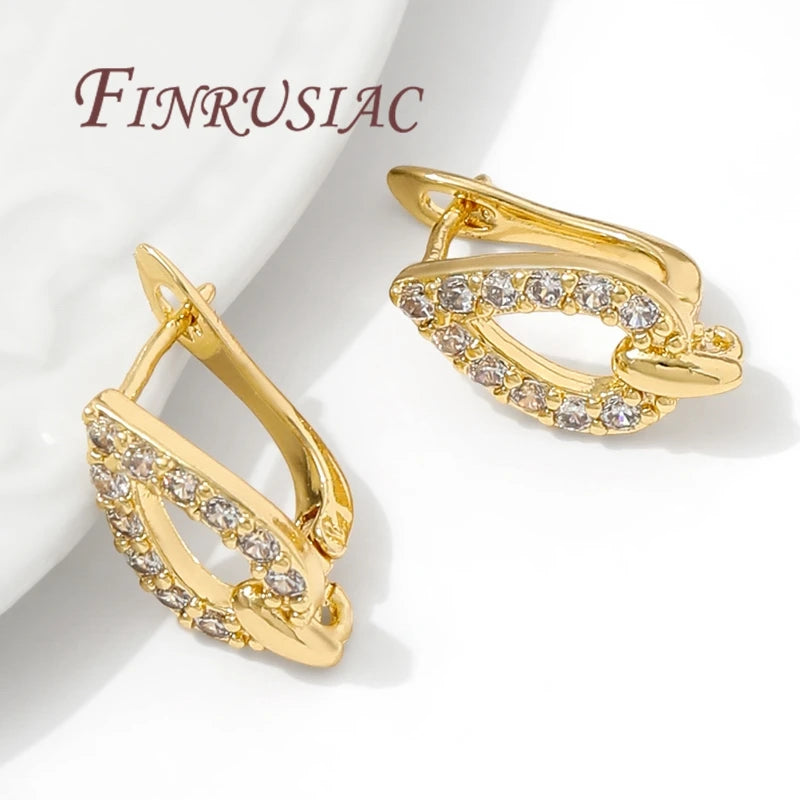 18K Gold Plated Leverback Earring Hooks | DIY Jewelry Findings Earring Findings P3
