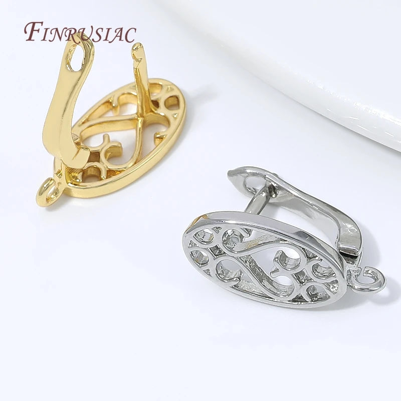 18K Gold Plated Lever Back Earring Findings | DIY Jewelry Earring Findings P3