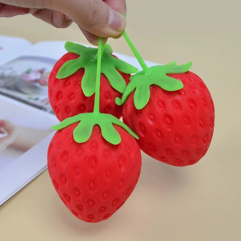 Giant Strawberry Squishy Toy – Slow Rising Fidget Squeeze Ball Fidget Squishy Toy P3