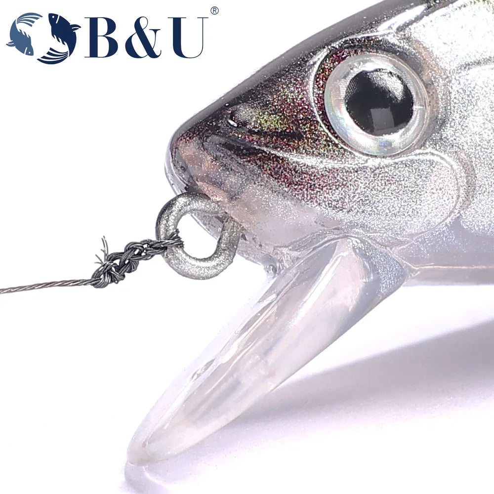B&U 1x7 Titanium Wire Leader 11lb – Pike Zander Bass Fishing Wire Leader P3