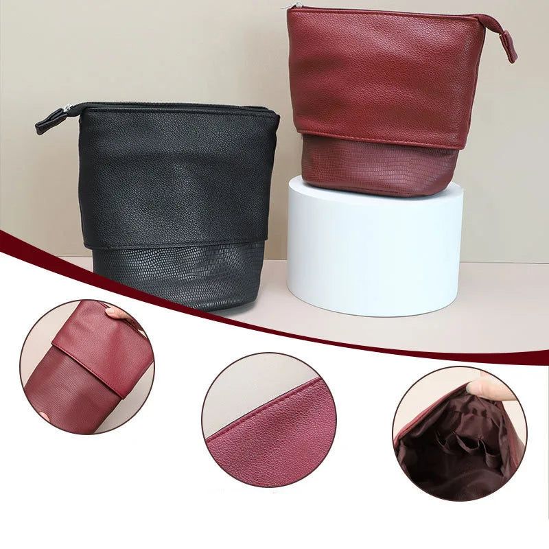 Stretchable PU Leather Makeup Brush Organizer Bag | Multi-Slot Makeup Brush Organizer P3