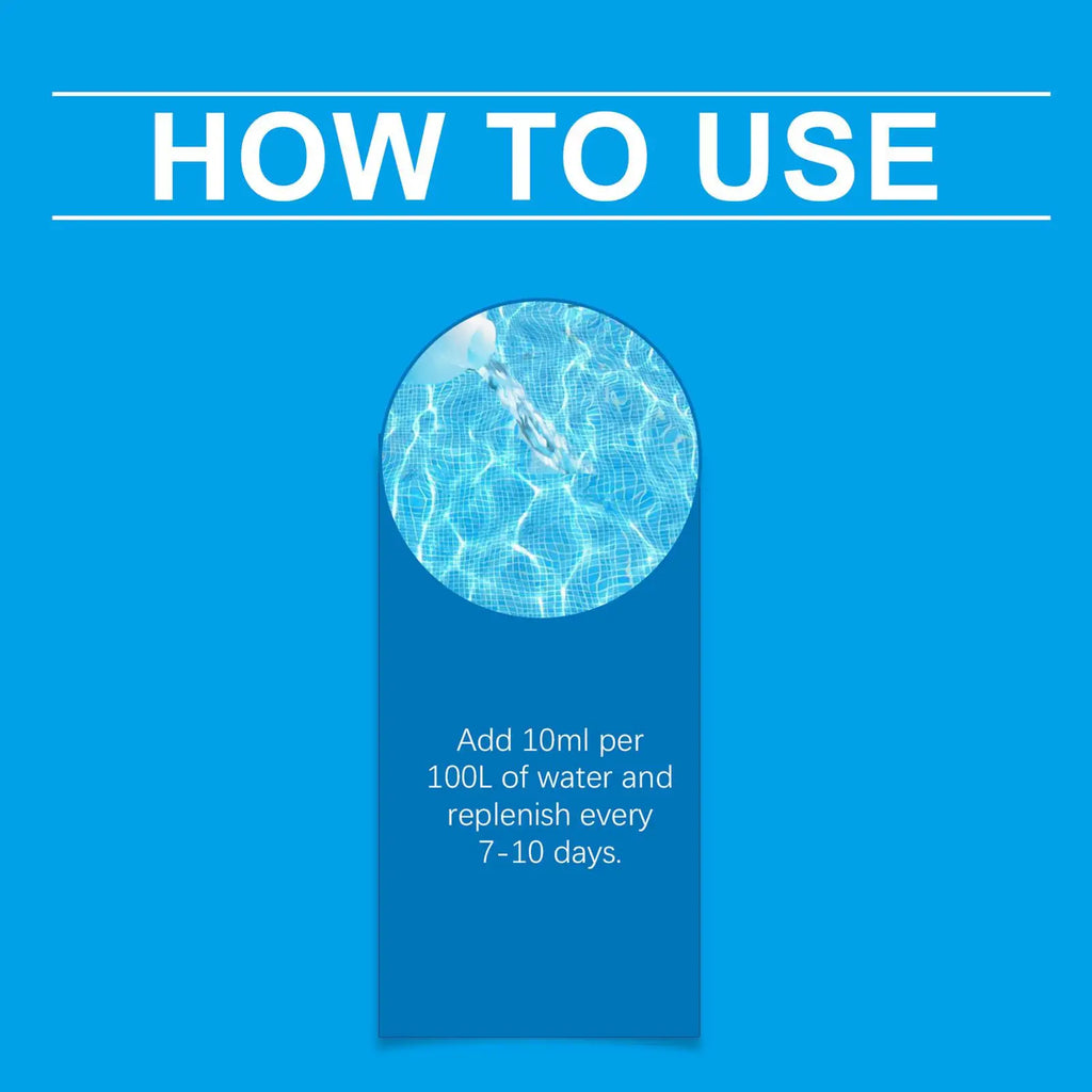 100ml Pool Water Clarifier Liquid – Above Ground & Hot Tub Pool Water Clarifier P3