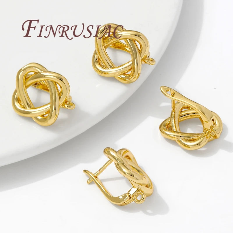18K Gold Plated Earring Hooks & Clasps – Anti-Allergy DIY Earring Hooks Findings P3
