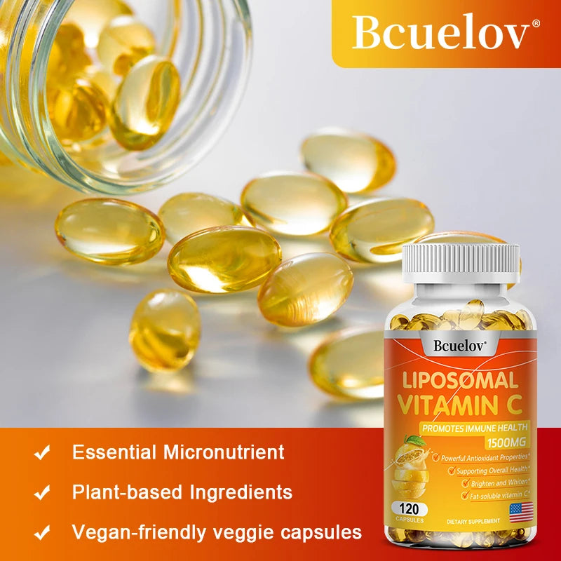 STRESSXCEL Liposomal Vitamin C Capsules | Antioxidant & Skin Vitamin C Supplement P3
