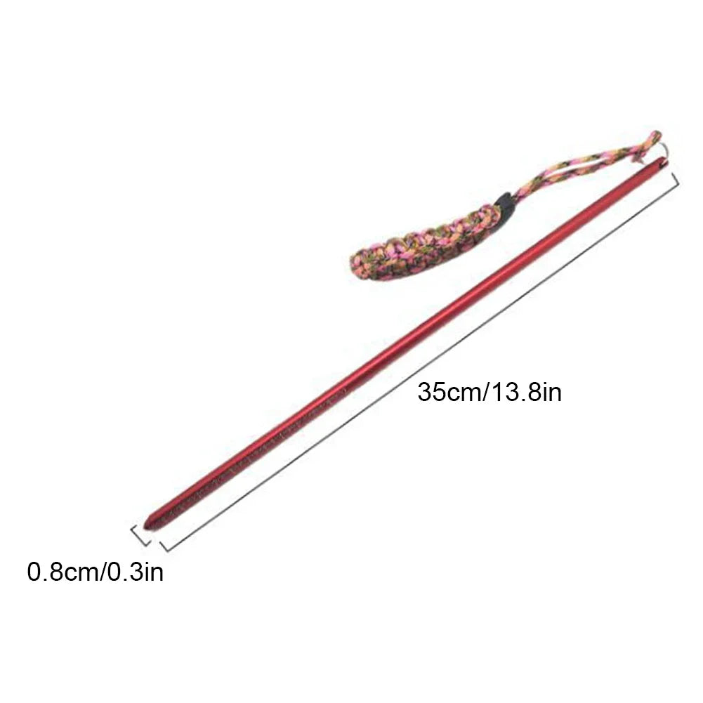 Aluminum Alloy Diving Pointer Stick with Braided Rope 35cm Diving Pointer Stick P3