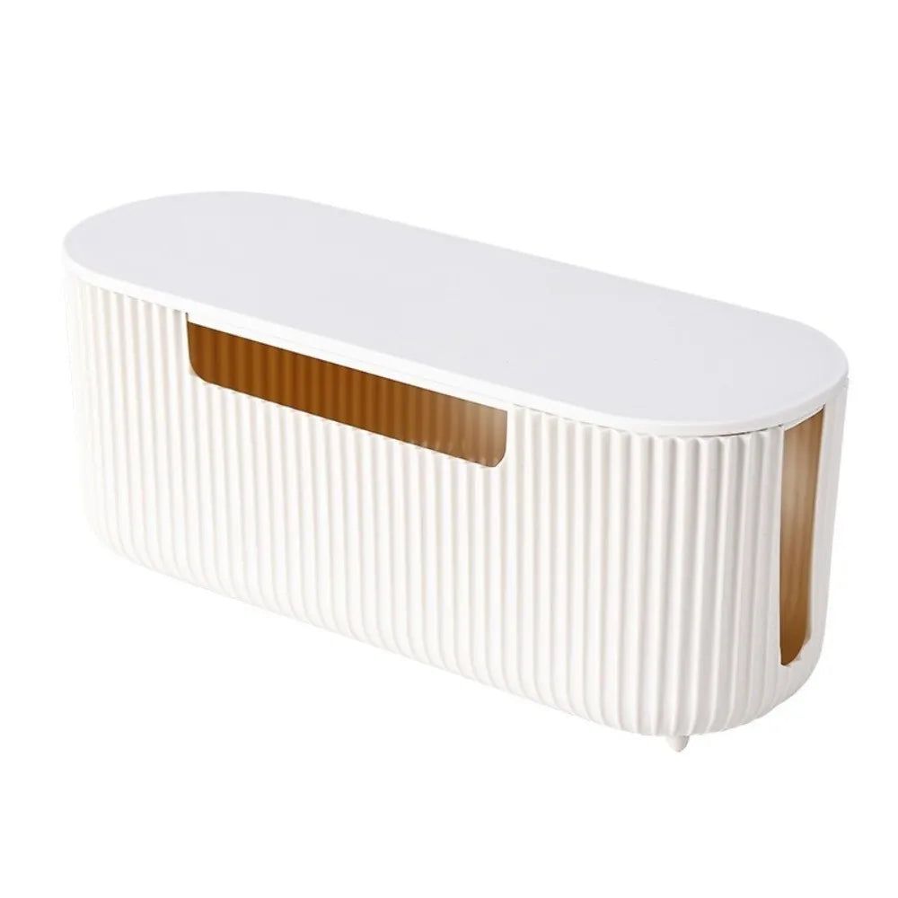 Desktop Cable Storage Box with Lid – Dustproof Wire Organizer Cable Storage Box P3