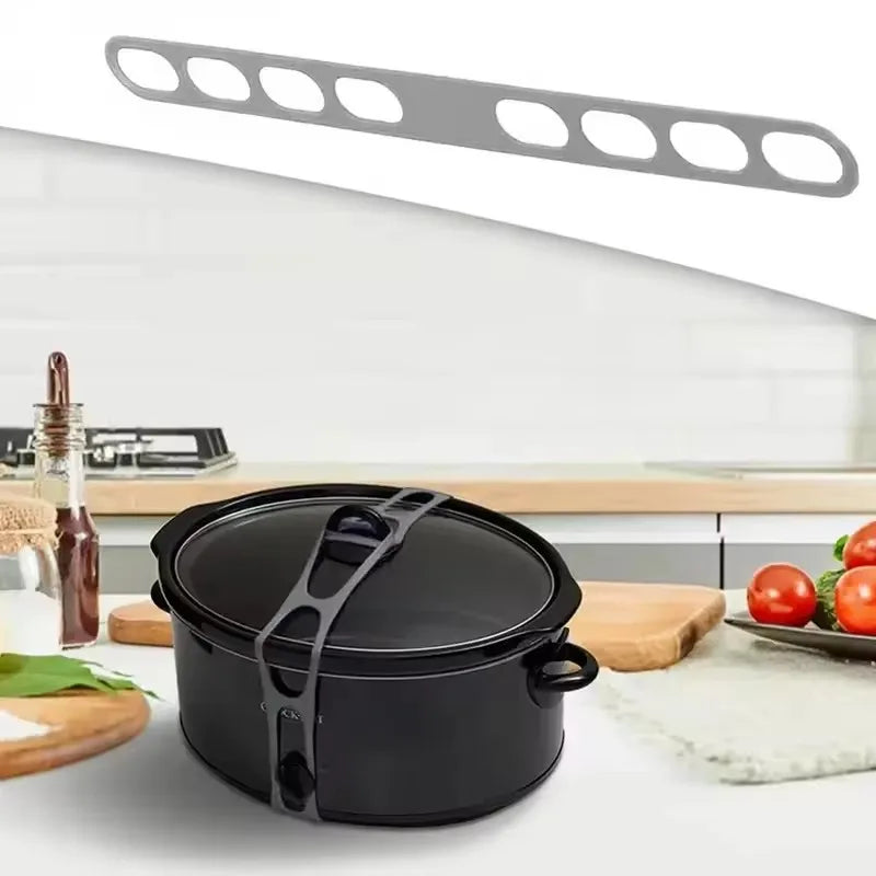 Silicone Elastic Strap Band – Pot Lid & Lunch Box Holder 54cm Kitchen Organizer Strap P3