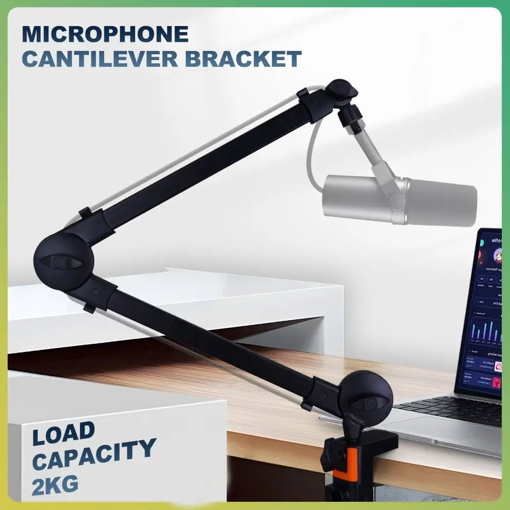 360° Desk Microphone Boom Arm Stand – Gaming & Studio Microphone Boom Arm P3