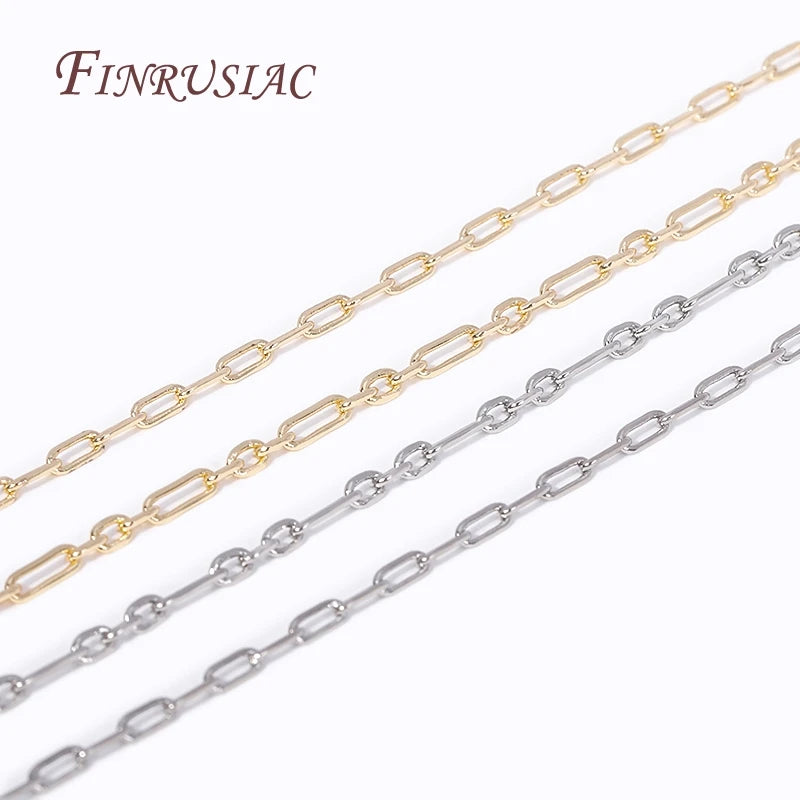 14K Gold Plated Square Chain Spool for DIY Jewelry Making Jewelry Making Chain P3