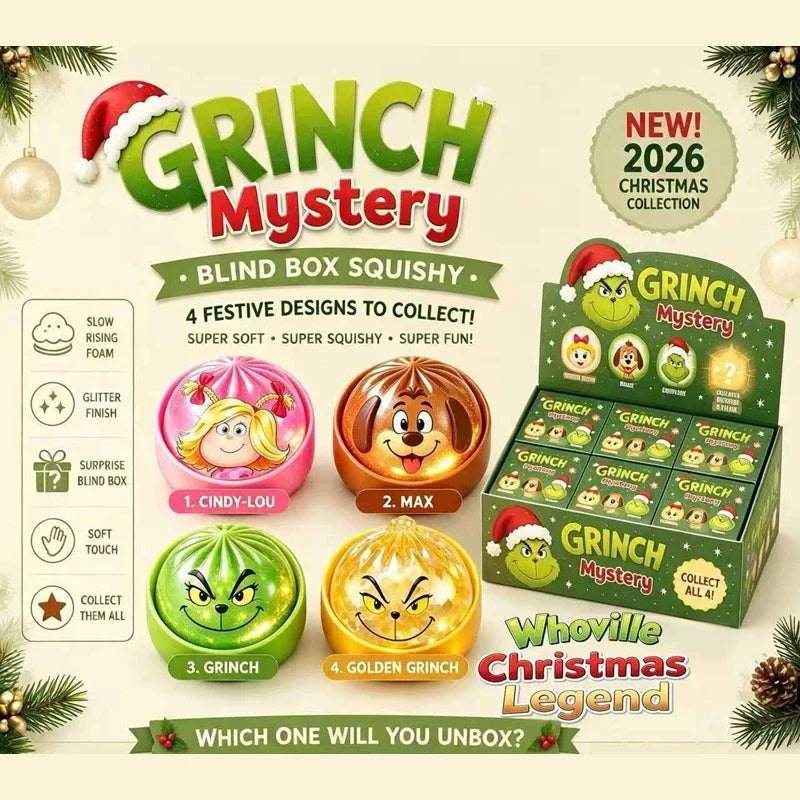 Christmas Dumpling Glitter Squeeze Sensory Toy | Steamed Bun Novelty Squeeze Toy P3