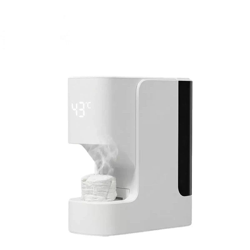 Hot Towel Warmer Dispenser 500ml Tank | 55°C Constant Temp Towel Warmer Dispenser P3 White No plug