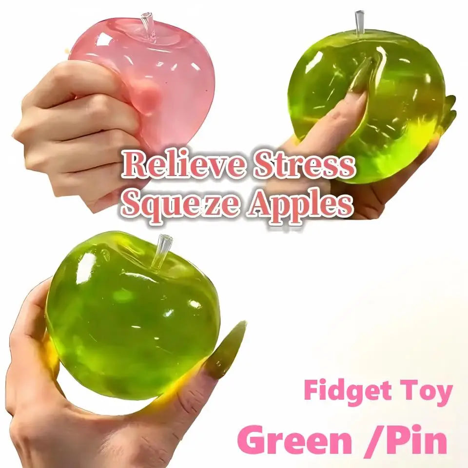 Squishy Apple Fidget Toy | Slow Rising Stretchy Squeeze Ball Squishy Fidget Toy P3
