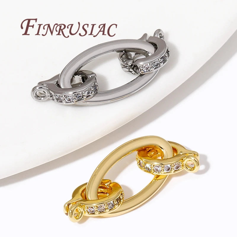 18K Gold Plated Pearl Clasp Connector – DIY Jewelry Findings Jewelry Clasp Findings P3