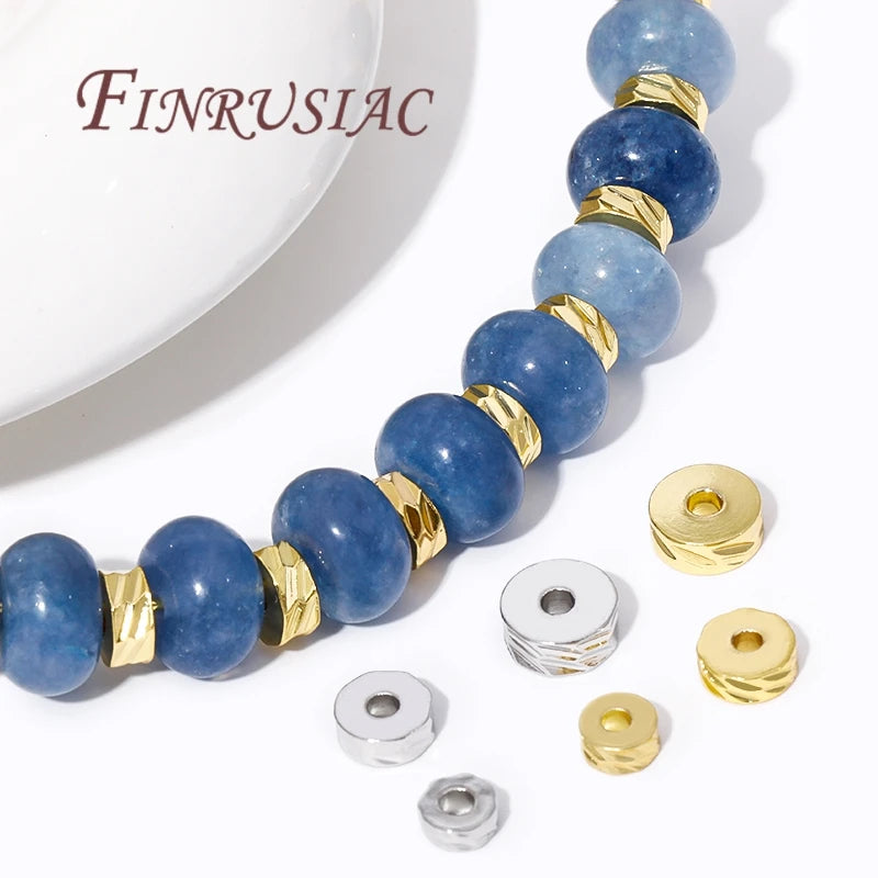 18K Gold Plated Round Spacer Beads 4/5/6mm – DIY Jewelry Jewelry Spacer Beads P3