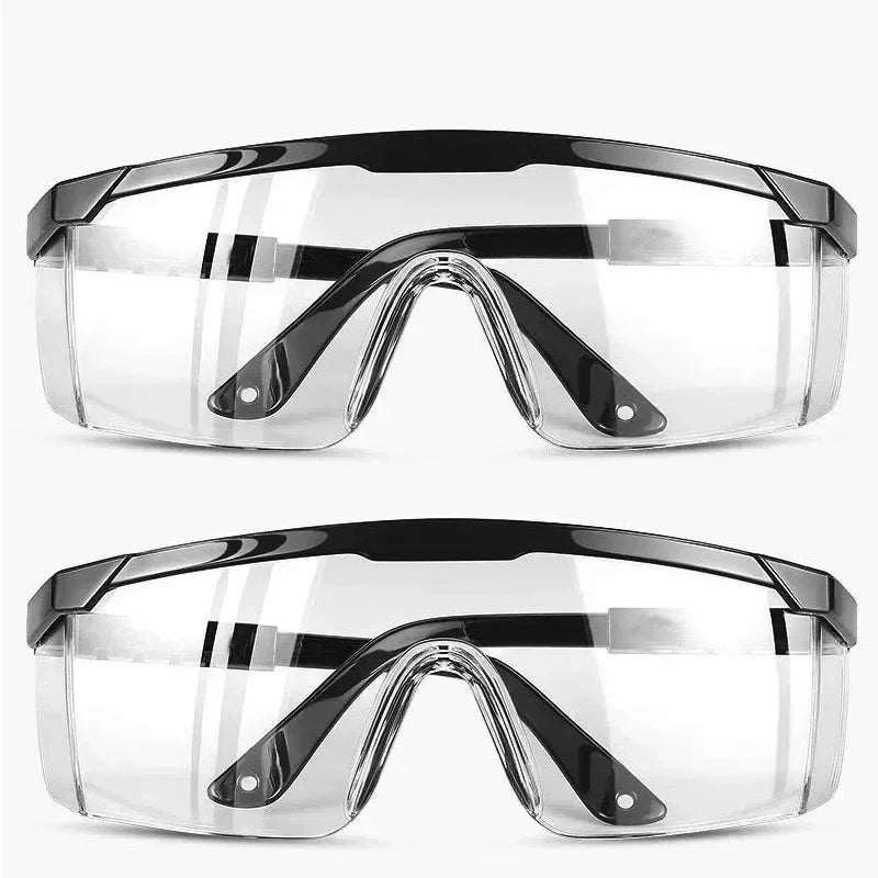 2-Pack Safety Goggles | Anti-Splash, Wind & Dust Protection Safety Goggles P3 Black 2Pcs