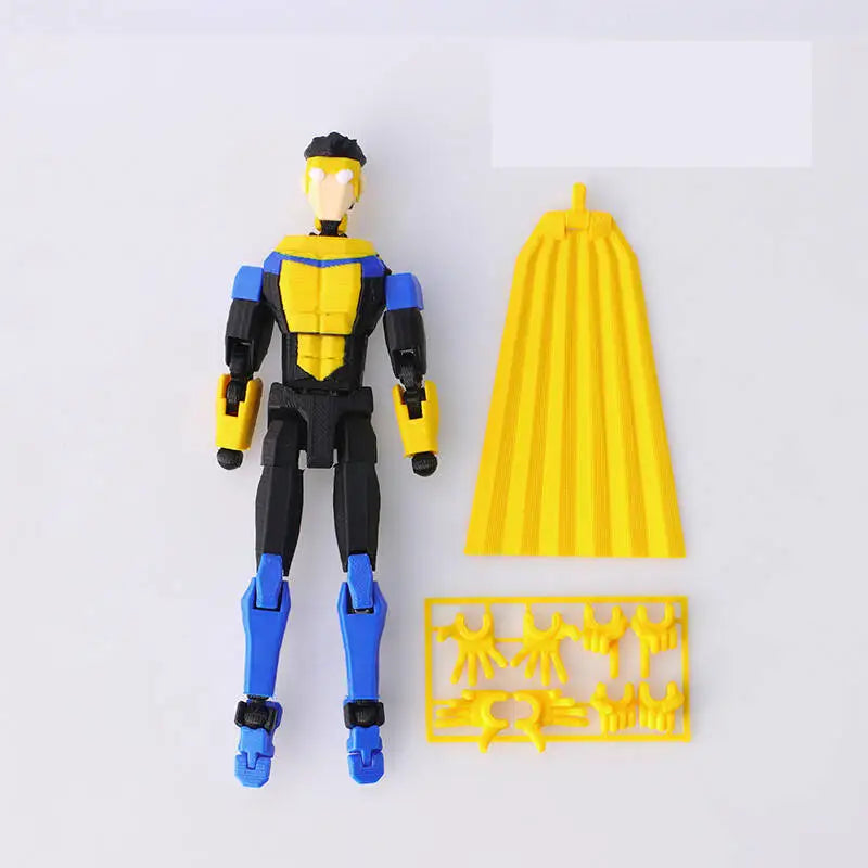 3D Printed Articulated Invincible Mark Figure | Collectible Toy Collectible Action Figure P3