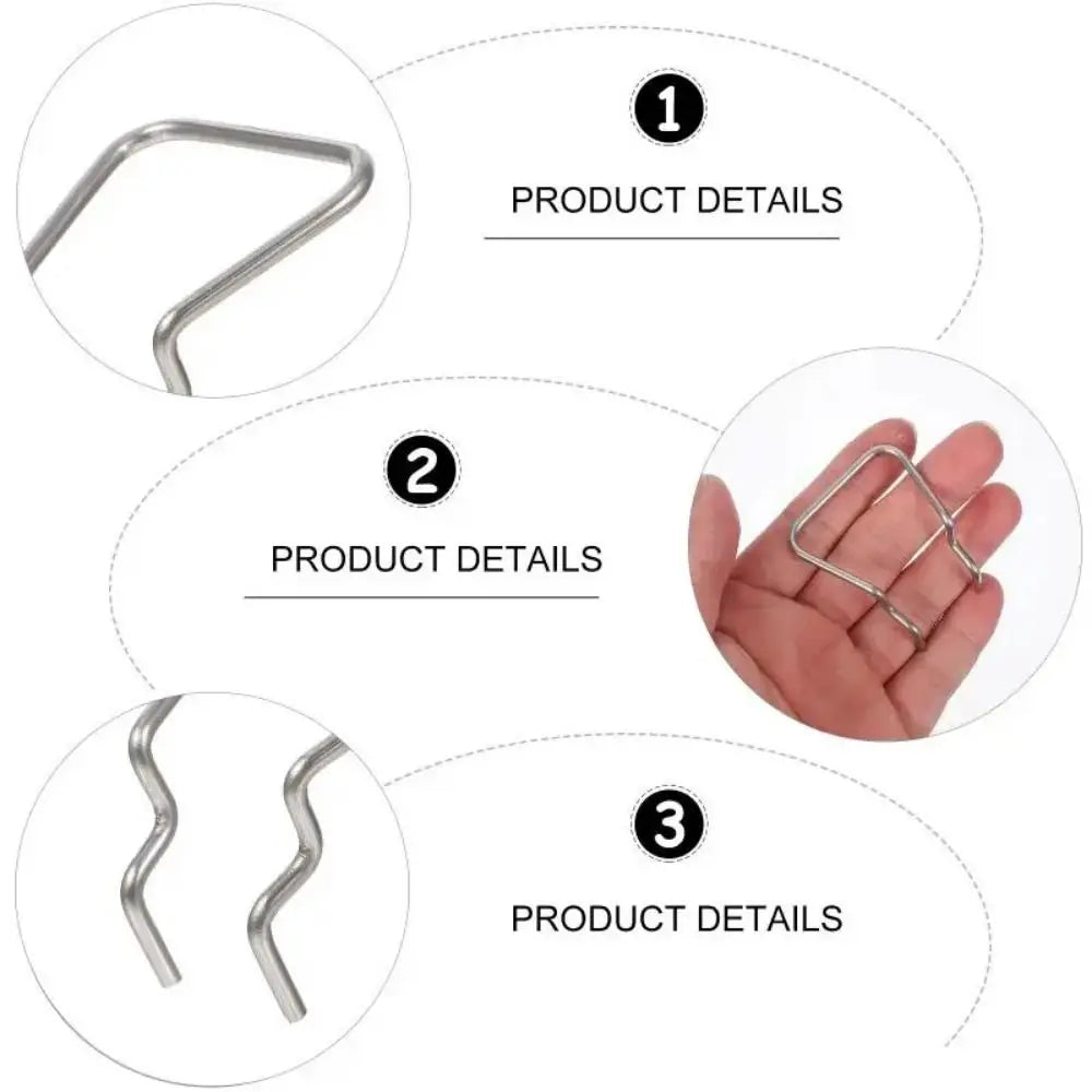5-Pack Stainless Steel Double Loop Pegboard Hooks | Plier Holders Pegboard Hooks P3