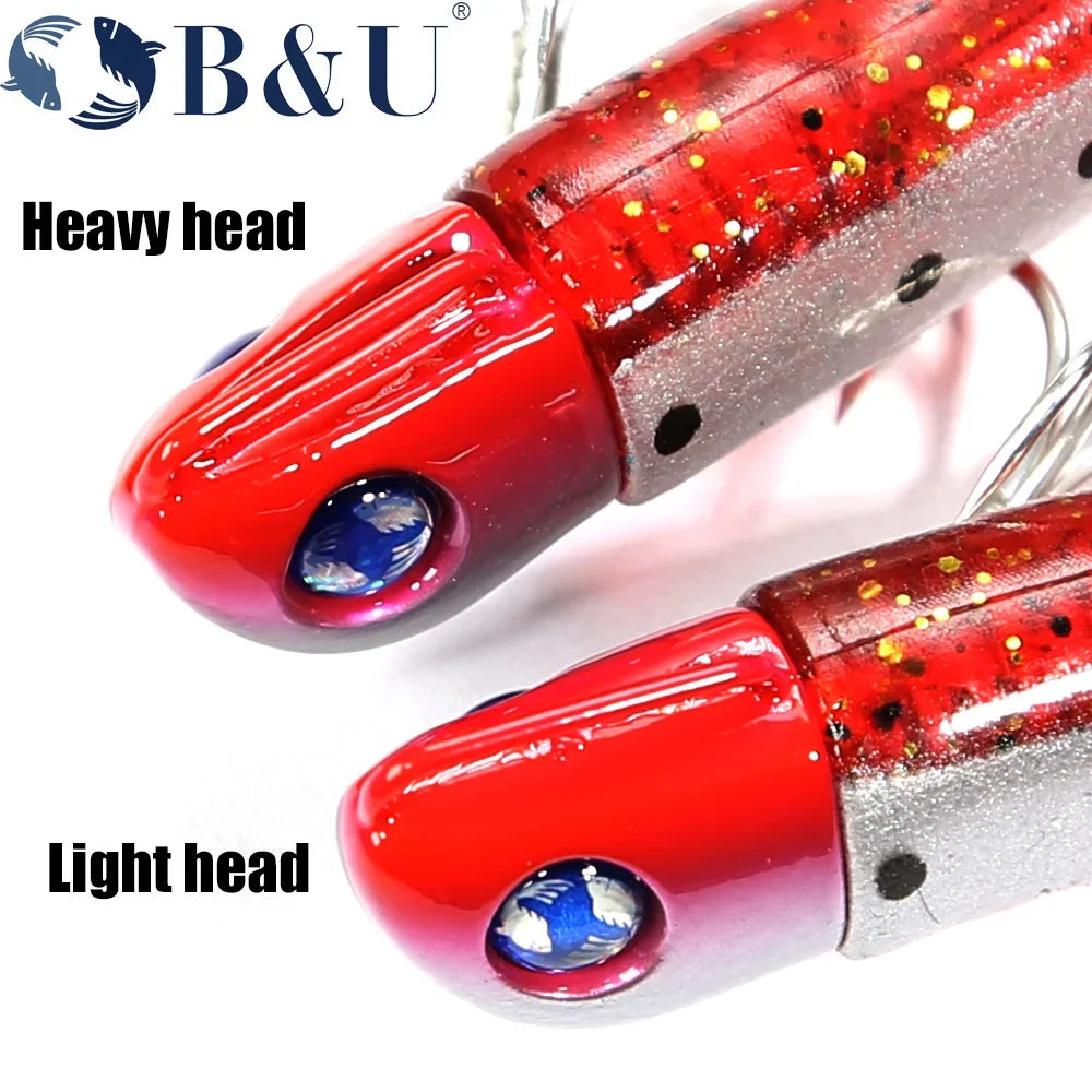 B&U Sand Eel 33g Saltwater Soft Lure – Sea Bass Swimbait Saltwater Soft Lure P3