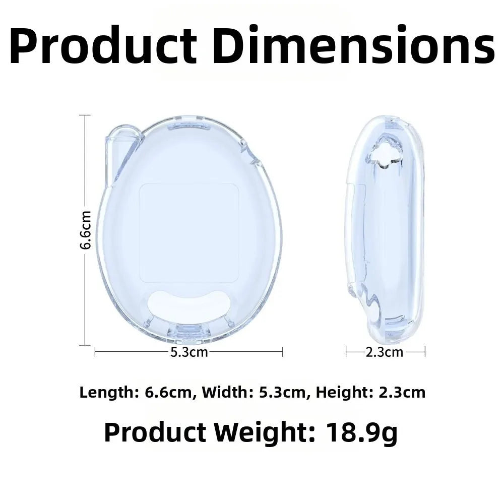 Crystal Clear Hard Case for Tamagotchi Connection | Anti-Scratch Protective Device Case P3