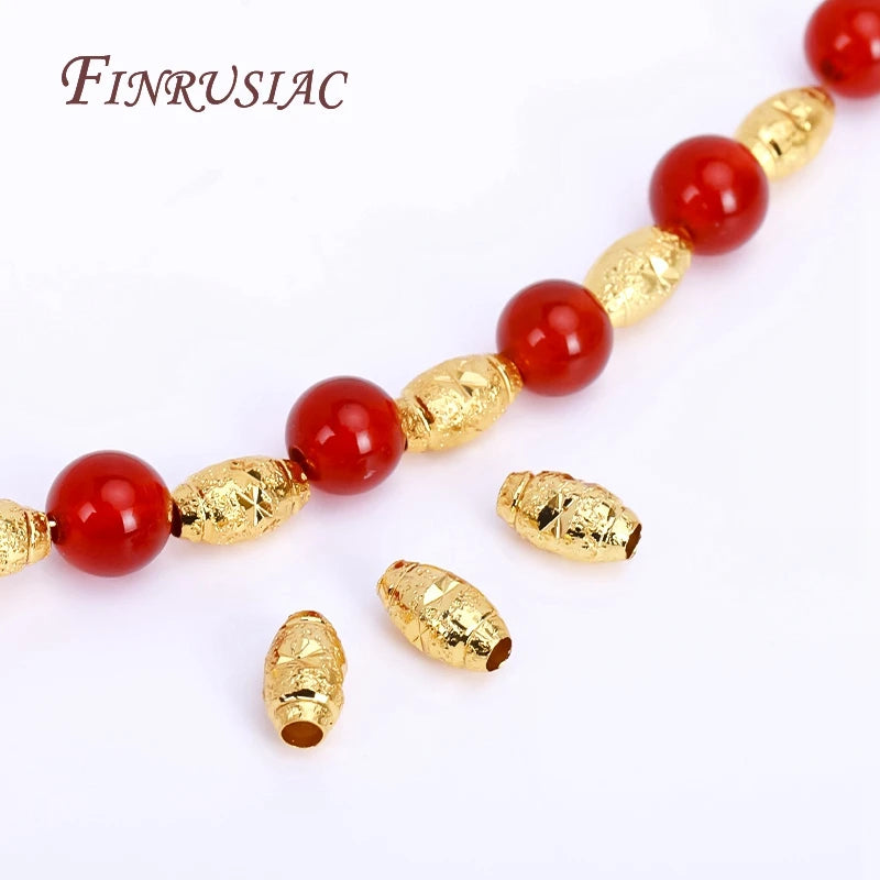 18K Gold Plated Corrugated Spacer Beads – DIY Jewelry Making Jewelry Making Beads P3