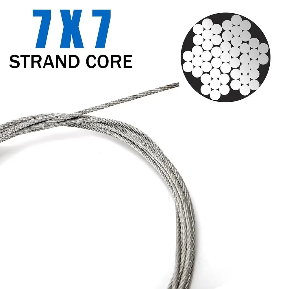 Adjustable Stainless Steel Wire Rope Suspension Hanging Kit Wire Rope Kit P3