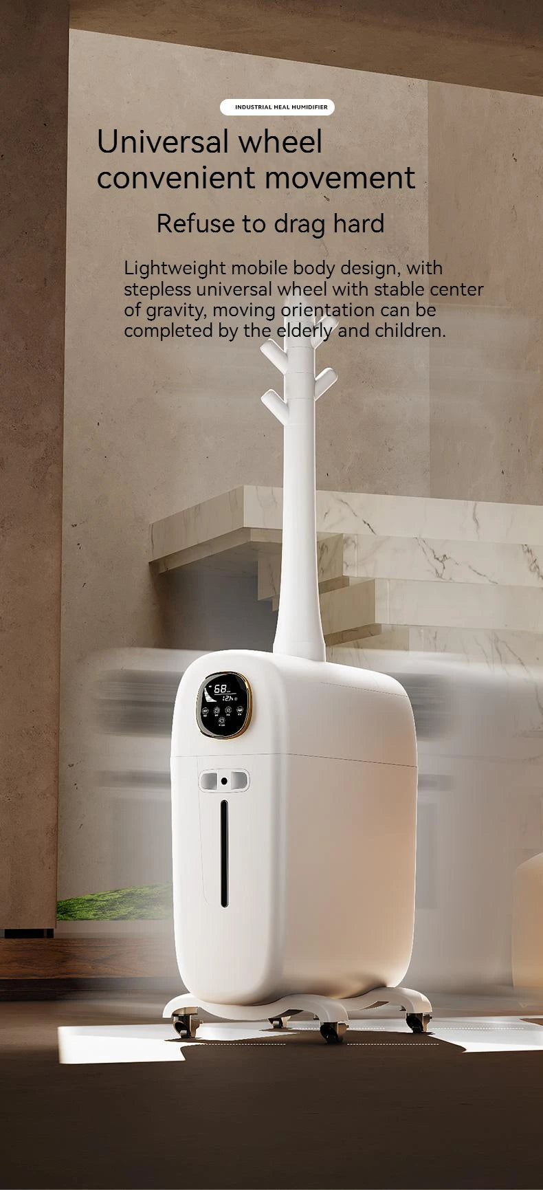 25L Industrial Ultrasonic Floor Humidifier | Large Space Cool Mist Industrial Humidifier P3