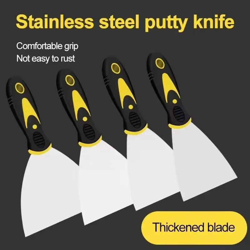 Stainless Steel Putty Knife Scraper Set – 2 3 4 5 Inch Putty Knife Scraper P3