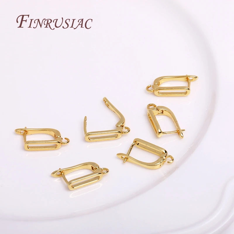 18K Gold Plated Lever Back Earring Hooks | DIY Jewelry Findings Earring Findings P3