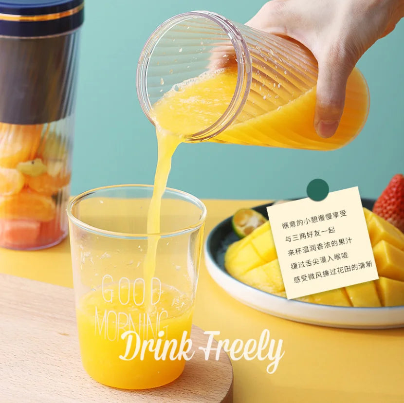 Portable USB Electric Mini Juicer Blender Bottle | Fresh Juice Portable Juicer Blender P3