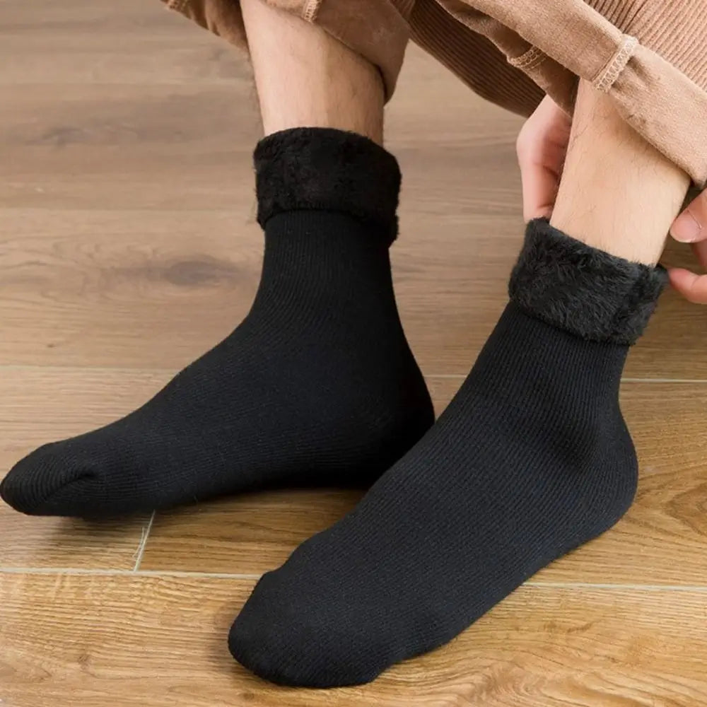 Thick Winter Snow Socks – Warm Plush Cotton Unisex One Size Winter Socks P3