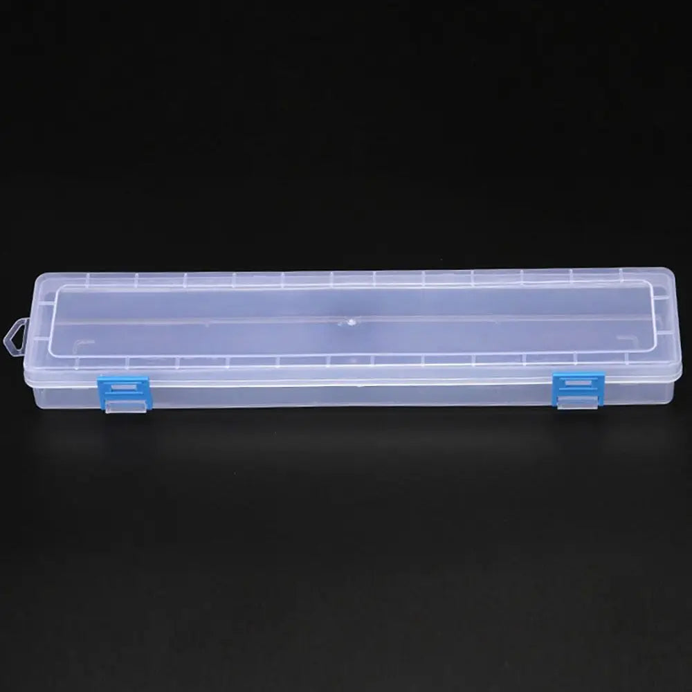 Clear Plastic Pencil & Art Supply Storage Box | 33cm Art Supply Organizer P3