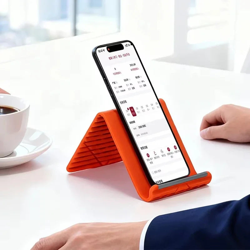 Flexible Silicone Phone & Tablet Stand – Foldable Universal Device Stand Holder P3