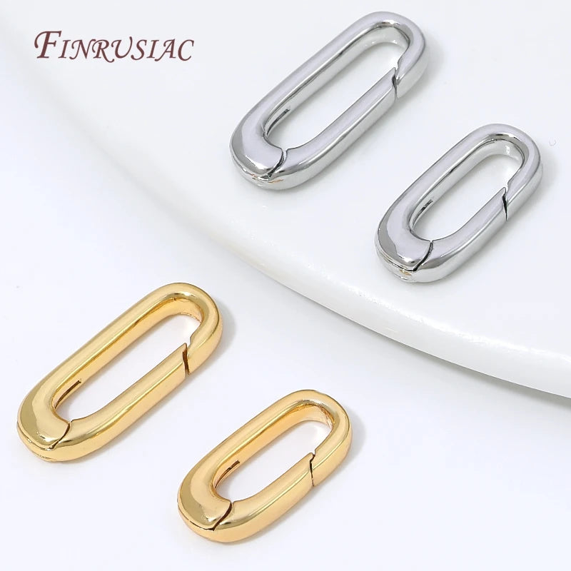 18K Gold Plated Spring Clasp – DIY Jewelry Lobster Findings Jewelry Findings P3
