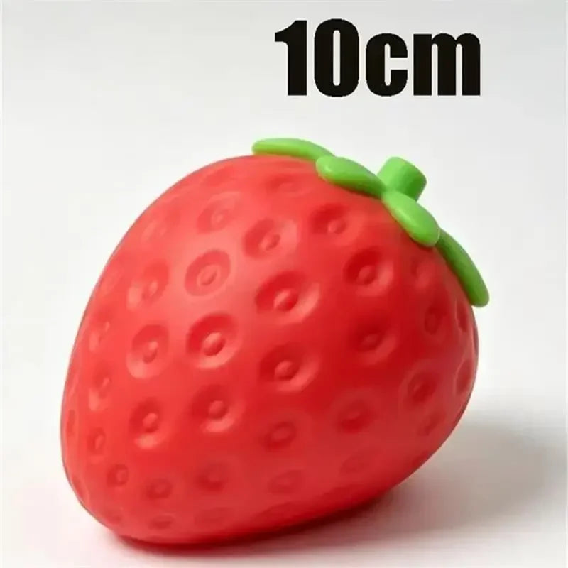 Giant Strawberry Squishy Toy – Slow Rising Fidget Squeeze Ball Fidget Squishy Toy P3 10cm