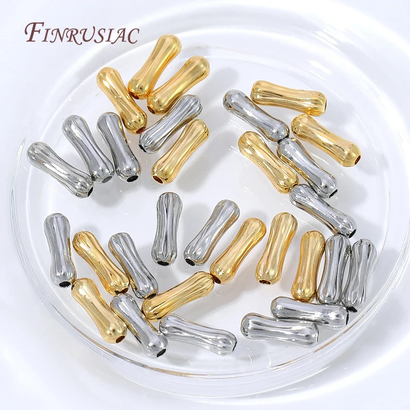18K Gold Plated Bone Spacer Beads – DIY Jewelry Making Jewelry Spacer Beads P3