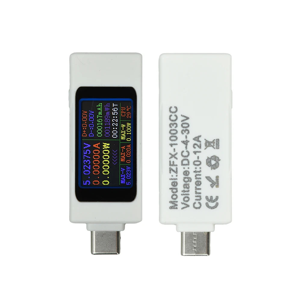 Gaqqee Type-C Bidirectional Charging Tester | Voltmeter Power Meter USB Power Meter P3