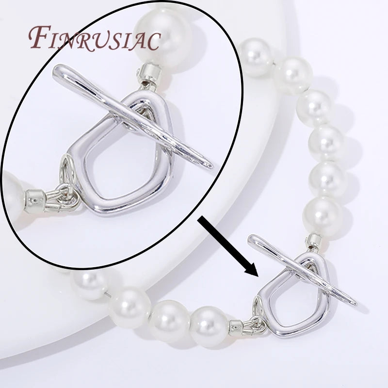Rhodium Plated Toggle OT Clasps for Necklace & Bracelet Making Jewelry Clasps P3