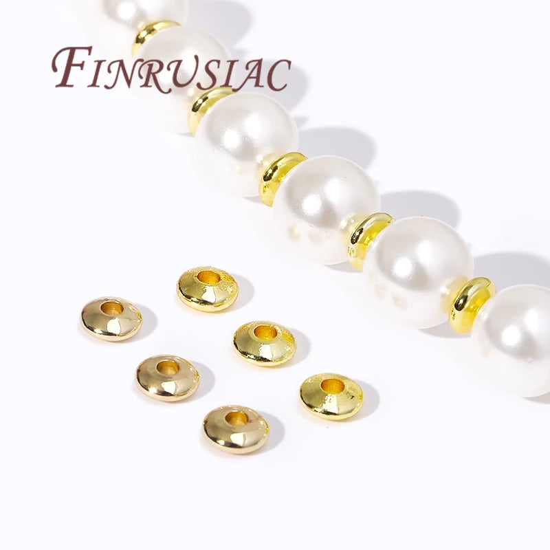 18K Gold Plated Spacer Beads 3.5–6mm | DIY Jewelry Making Jewelry Spacer Beads P3