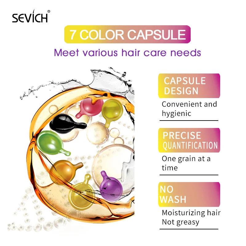 Sevich Hair Vitamin Capsules – Keratin Argan Oil Serum 30pc Hair Treatment Serum P3