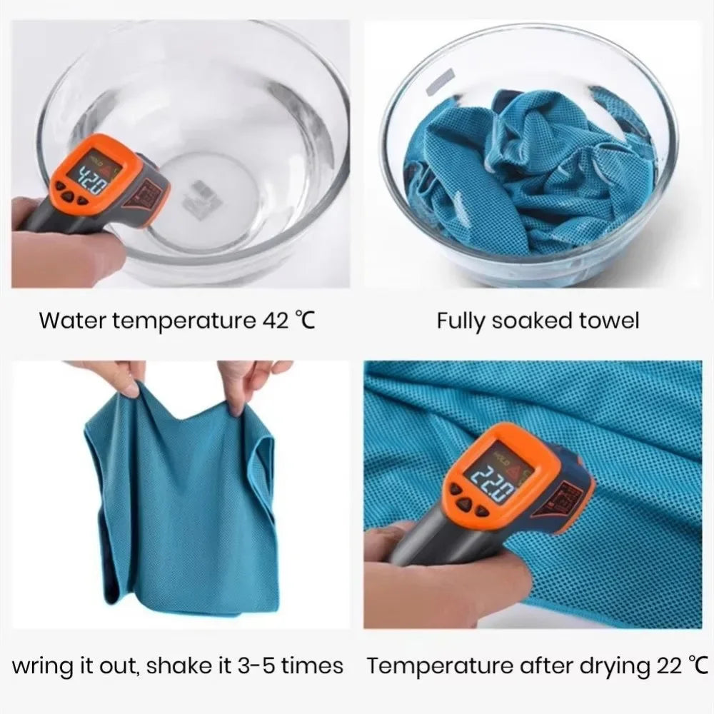 Cooling Towel UPF 50 Microfiber Quick-Dry – Yoga Gym Travel Cooling Sport Towel P3