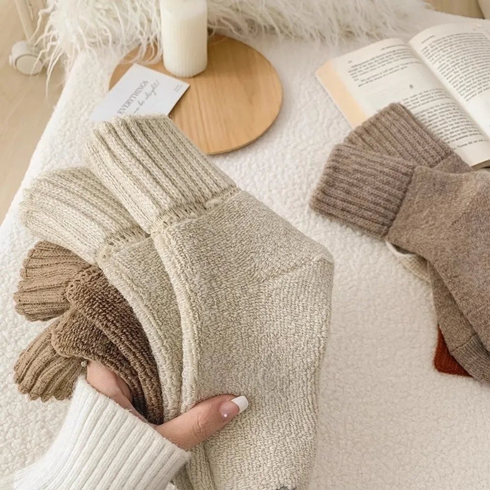 Thickened Winter Ski Socks – Warm Outdoor Wool-Style Socks Thermal Winter Socks P3