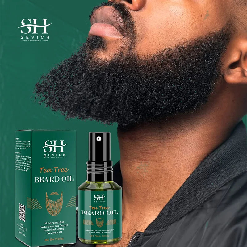Sevich Tea Tree Beard Growth Oil – Thick & Soft Beard Care 30ml Beard Growth Oil P3