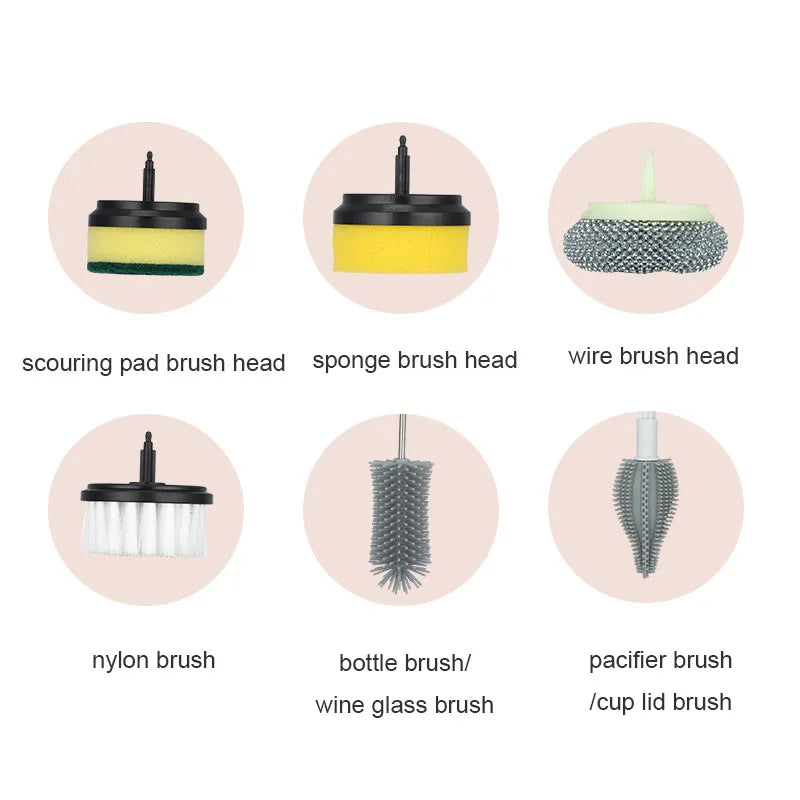 Wireless Electric Cleaning Brush – Handheld Multi-Use Scrubber Electric Cleaning Brush P3