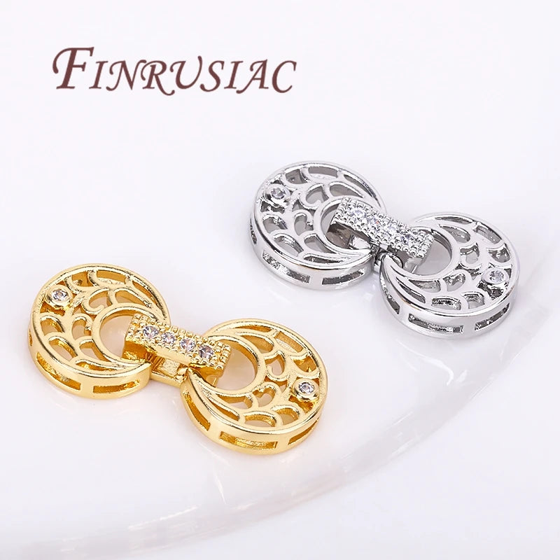 18K Gold Plated Clasp – Bracelet & Necklace DIY Connector Jewelry Clasp Connector P3