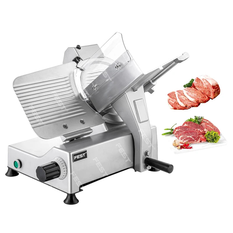 DUTRIEUX 10" Semi-Auto Industrial Frozen Meat Slicer | 250mm Blade Industrial Meat Slicer P3