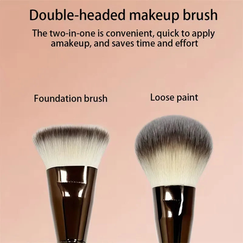 2-in-1 Dual-Ended Makeup Brush – Powder, Foundation & Contour Dual-Ended Makeup Brush P3