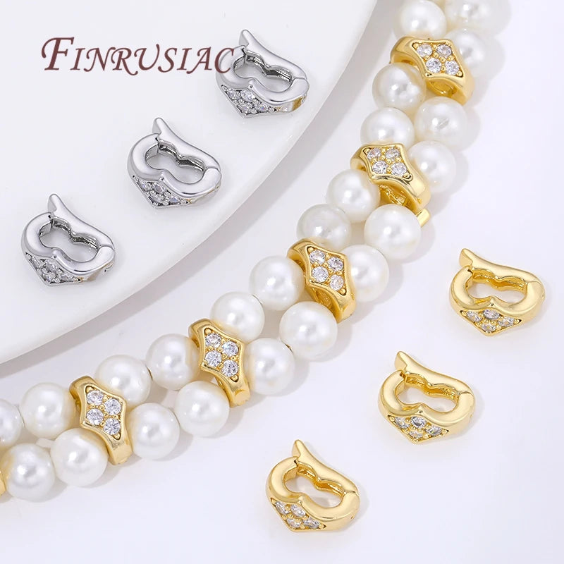 18K Gold Plated 2-Row Metal Spacer Beads – Jewelry Making Metal Spacer Beads P3
