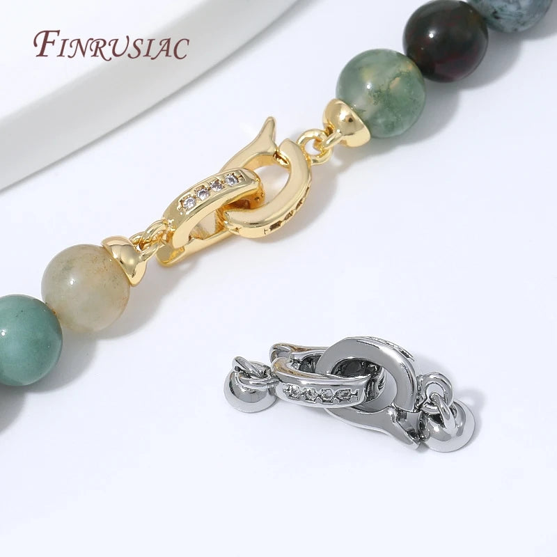 18K Gold Plated Rhinestone Crystal Clasp – DIY Jewelry Findings Jewelry Clasp Findings P3