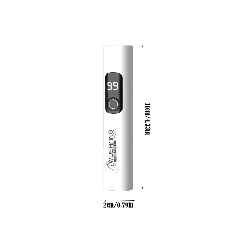 Mini UV Nail Dryer Pen – LED Display Fast Gel Curing Lamp UV Nail Dryer Lamp P3